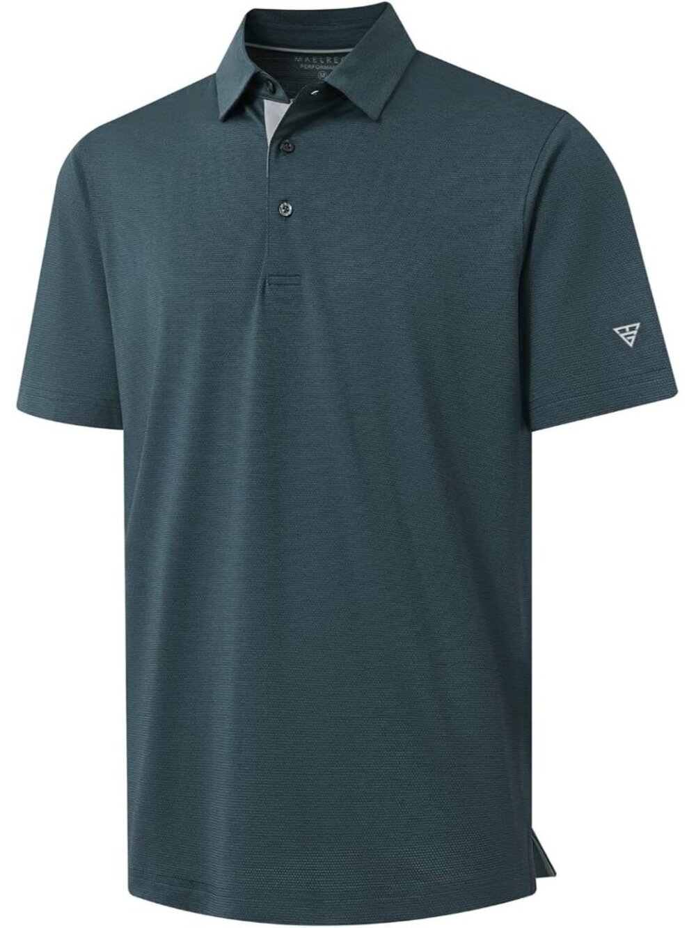 Mens Jungle Green Heather Short Sleeve Performance Moisture Wicking Active Tee